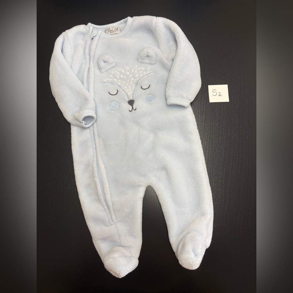 ⭐️2/$11.00⭐️ Rene Rofe 3-6m Blue Bear Theme Sleeper
